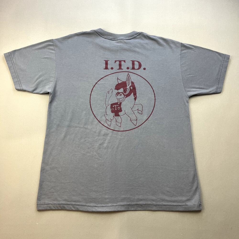 Vintage Durango Institute Of Technology T-Shirt Adult Medium Gray Mexico ITD 90s